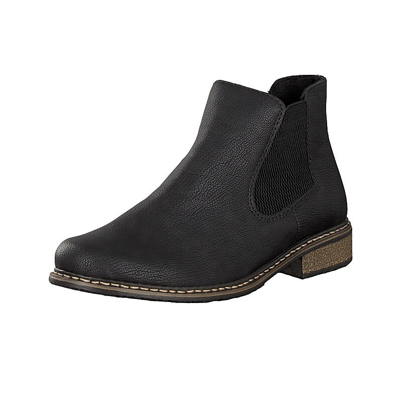 Botas Chelsea Rieker Z4994-00 Para Mulher - Pretas